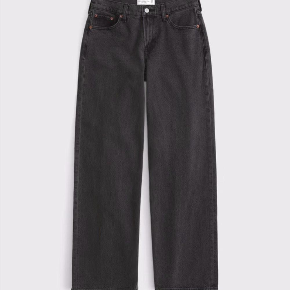 Abercrombie & Fitch Charcoal Straight Jeans